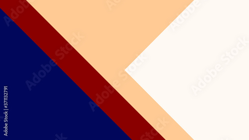 abstract blue and brown background with white triangle and line 