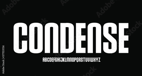 bold condensed font for poster and head line