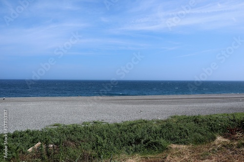 夏の七里御浜海岸