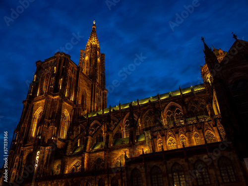Cathedral Notre dame de Strasbourg in Alsace