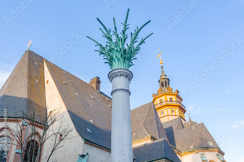 Nikolaikirche in Erinnerung an die Friedliche Revolution in Leipzig photo