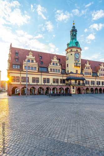 Leipziger Altes Rathaus auf dem Marktplatz