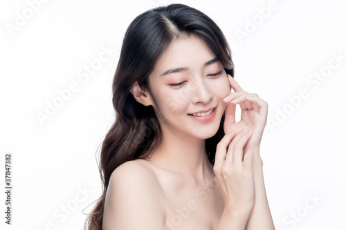 A beautiful young asian woman