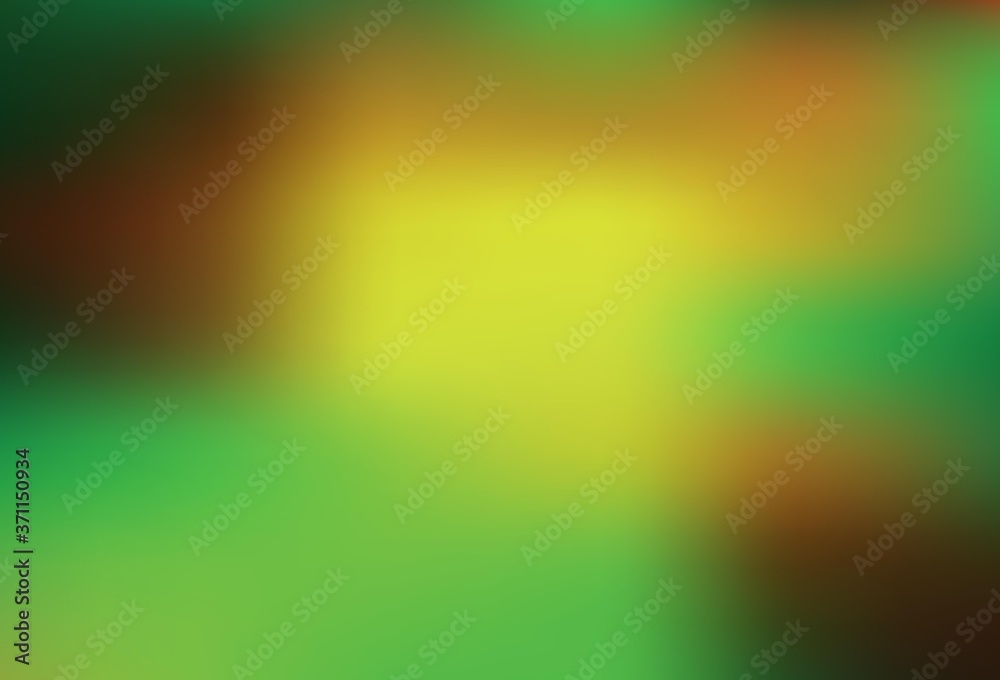 Obraz premium Light Green, Yellow vector abstract bright template.