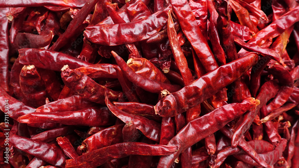 close up of red peppers for background close up of red peppers for background