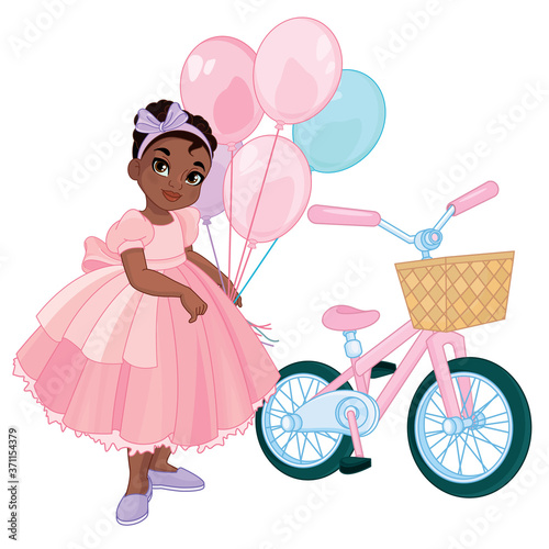 Cute Girl with bicycle
