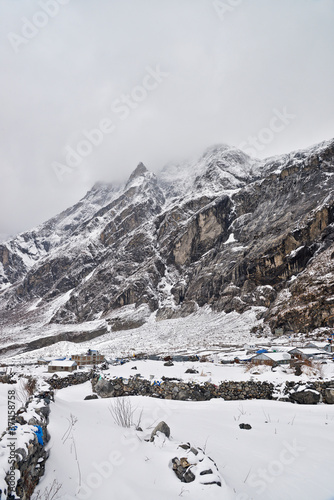 View of Langtang Himal mountains, Nepal