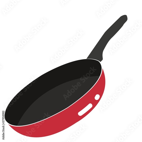 illustration of cooking tools - flying pan