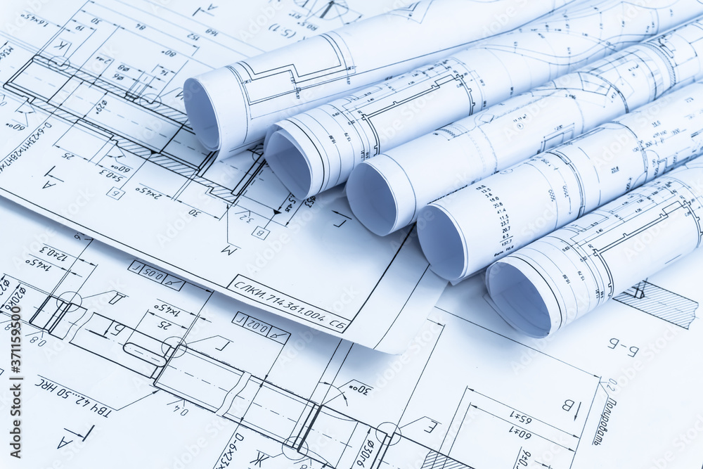 Technology blueprints. The part of engineering project.
Technology blueprints. The part of engineering project.