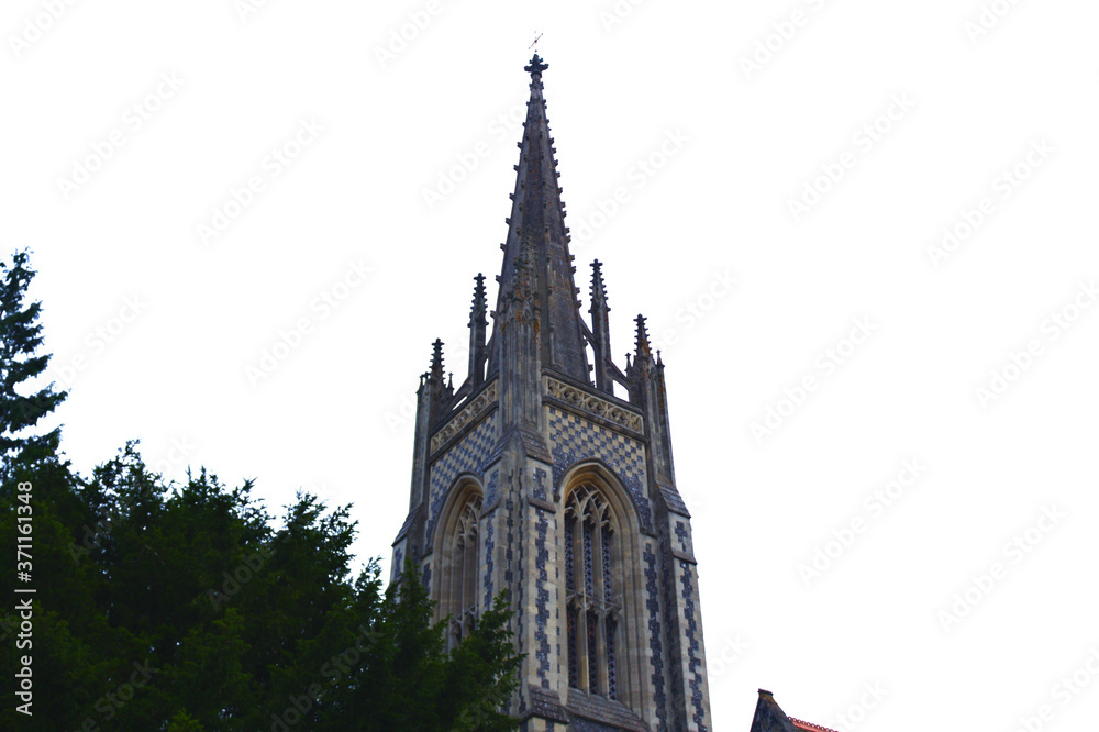 All Saints church spire Marlow UK