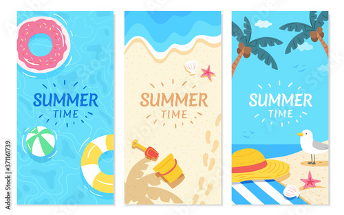Summer sale cover template