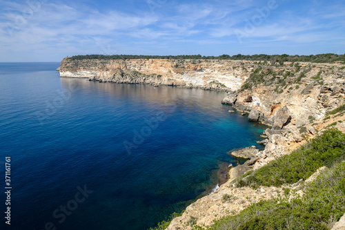 Ses Pedreres, Cap Blanc,.Coastline between Cala Pi and Cap Blanc, marina of llucmajor, Municipality of Llucmajor, Mallorca, balearic islands, spain, europe