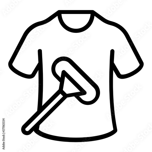 hand steamer for clothes concept vector icon design, Laundry and Dry Cleaning symbols on white background  
