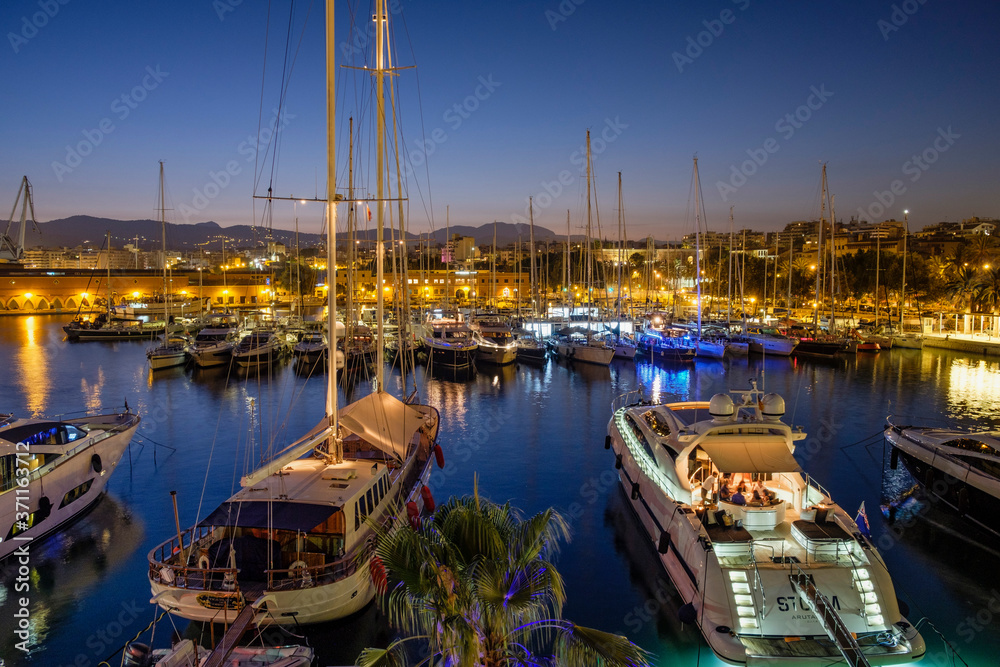 puerto deportivo, Marina Port Vell, Palma, Mallorca, balearic islands, Spain