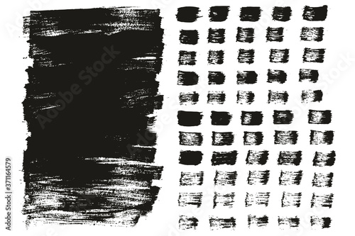 Flat Paint Brush Thin Long Background & Straight Lines Mix High Detail Abstract Vector Background Mix Set 