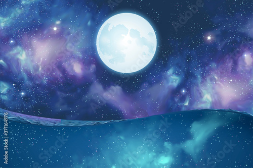 Mysterious cosmos background