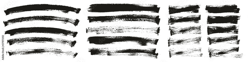 Flat Paint Brush Thin Curved & Long & Short Background High Detail Abstract Vector Background Set Flat Paint Brush Thin Curved & Long & Short Background High Detail Abstract Vector Background Set