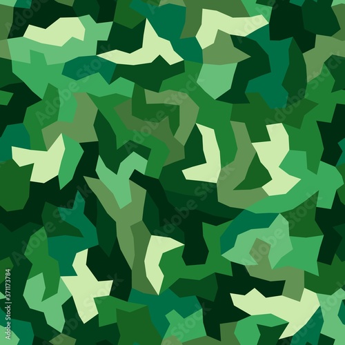 Vector abstract seamless pattern camouflage textile pixel style pattern