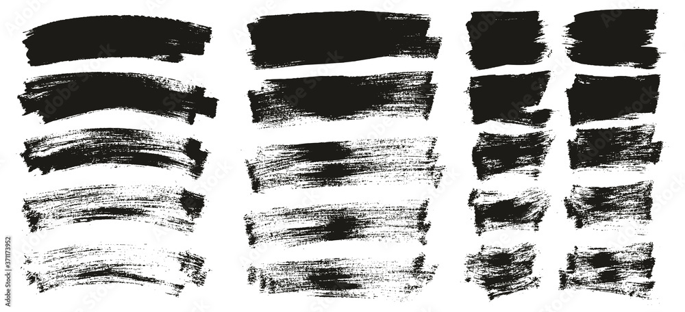 Flat Paint Brush Thin Curved & Long & Short Background High Detail Abstract Vector Background Set Flat Paint Brush Thin Curved & Long & Short Background High Detail Abstract Vector Background Set