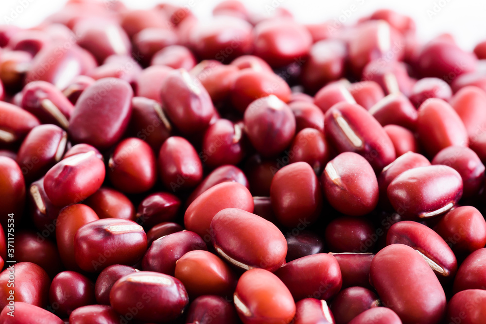close-up shot of raw red bean as a background close-up shot of raw red bean as a background