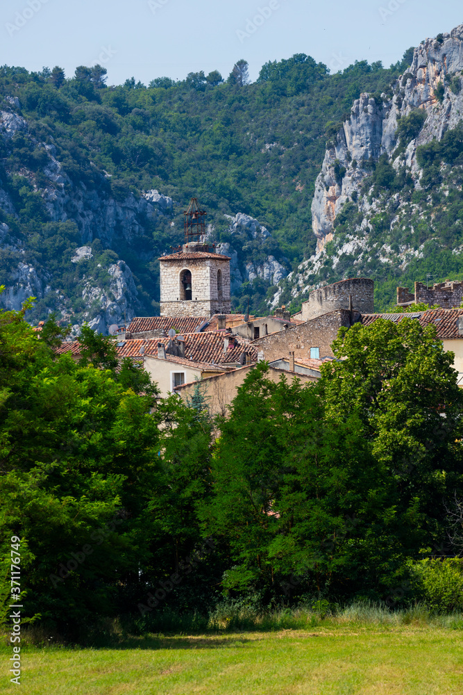 Quinson Village, Gorges du Verdon Natural Park, Alpes Haute Provence, France, Europe
