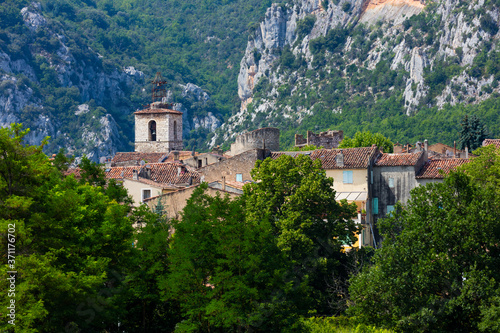 Quinson Village, Gorges du Verdon Natural Park, Alpes Haute Provence, France, Europe