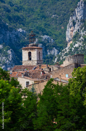 Wallpaper Mural Quinson Village, Gorges du Verdon Natural Park, Alpes Haute Provence, France, Europe Torontodigital.ca