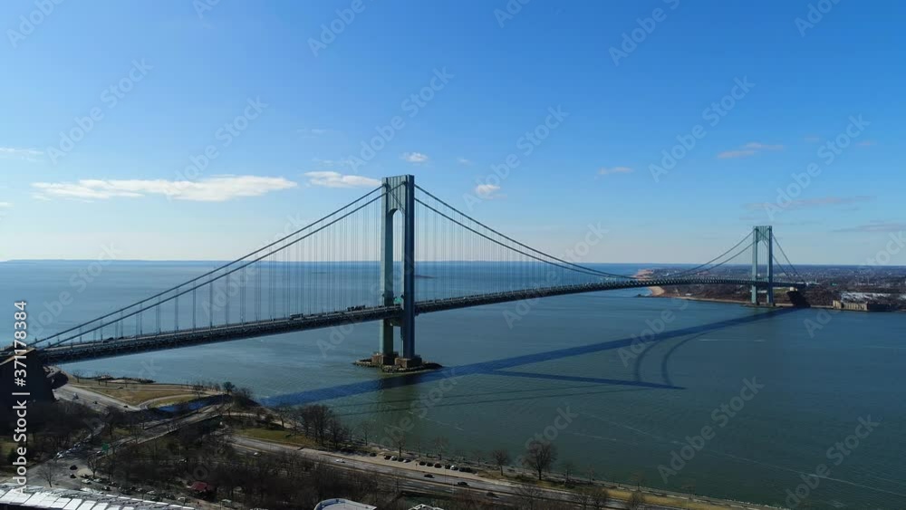 Aerial View of the Verrazano Bridge Aerial View of the Verrazano Bridge