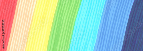 Color background of rainbow lines drawn by markers
