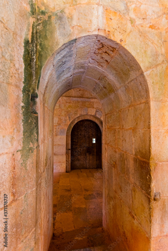 Le Thoronet Abbey, L'Abbaye du Thoronet, Var Department, Cistercian Architecture, Provence, France, Europe