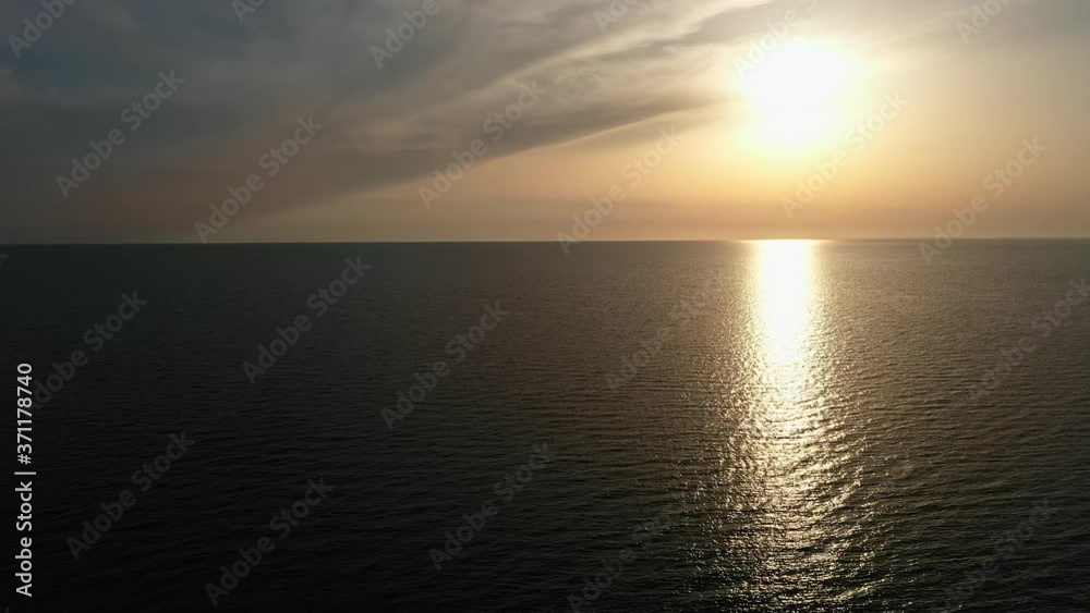 Amazing yellow-pink sunset over the sea. Amazing yellow-pink sunset over the sea.