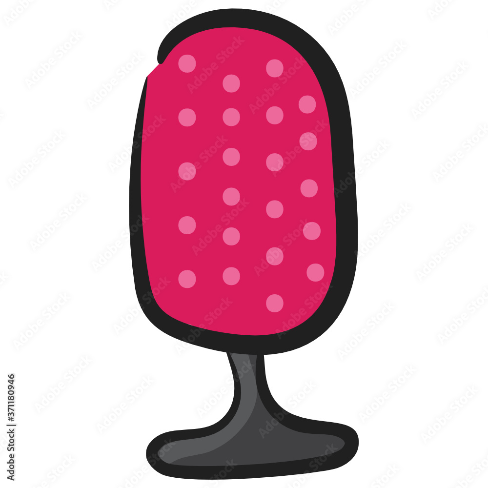 Voice recording microphone doodle icon design, editable vector of singing mic
Voice recording microphone doodle icon design, editable vector of singing mic