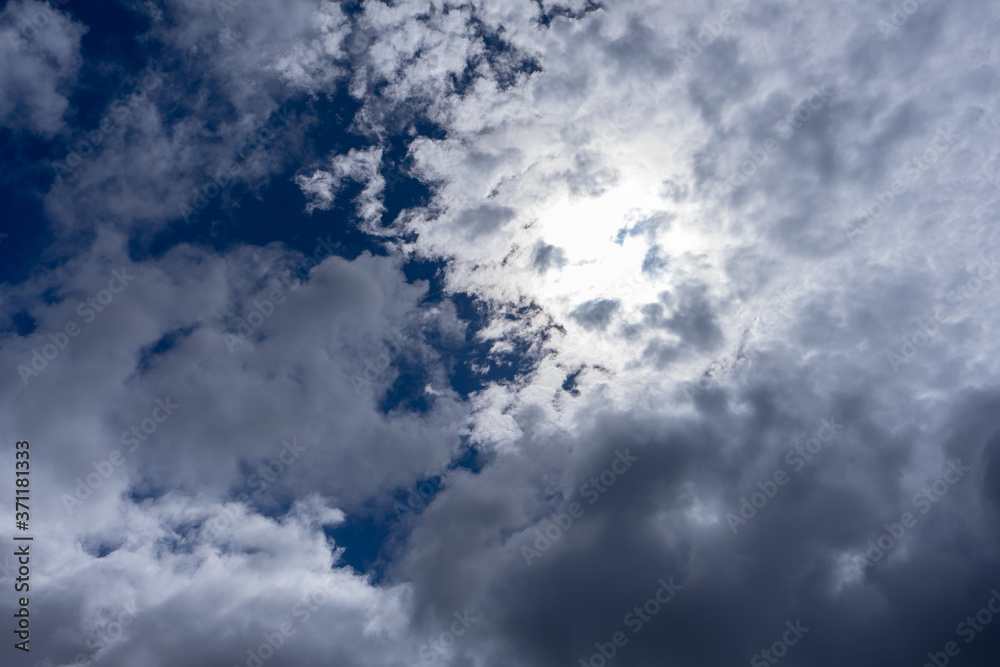 Fototapeta premium blue sky with clouds