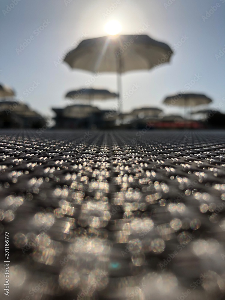 umbrellas on the beach