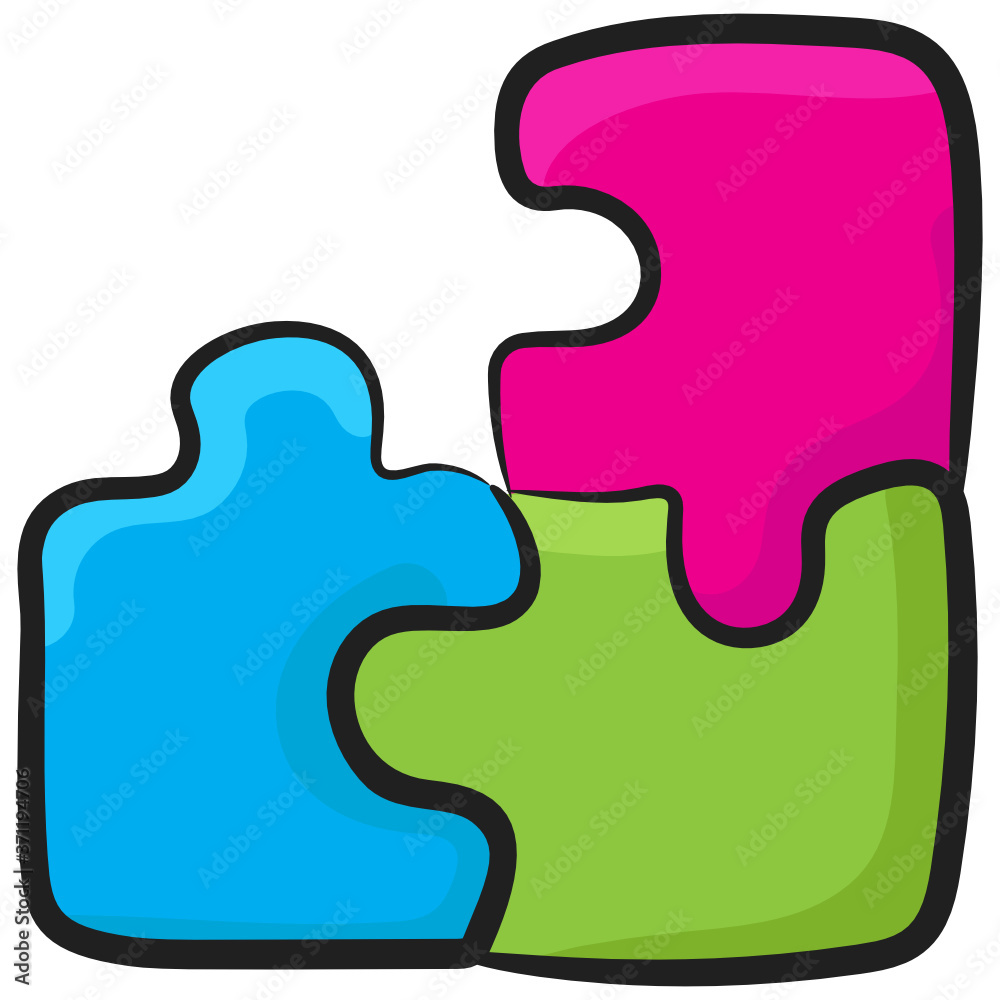Jigsaw icon design, doodle vector of puzzle piece
Jigsaw icon design, doodle vector of puzzle piece