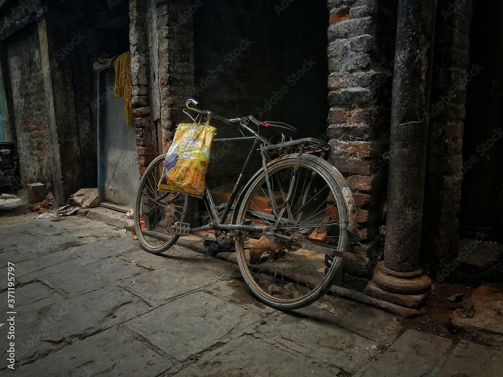 Fototapeta bicycle in the street