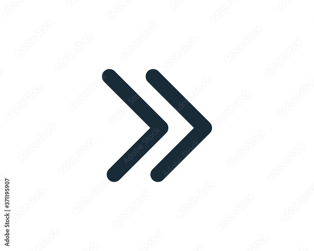 Forward Arrow - UI Icon Vector Logo Template Illustration Design Forward Arrow - UI Icon Vector Logo Template Illustration Design