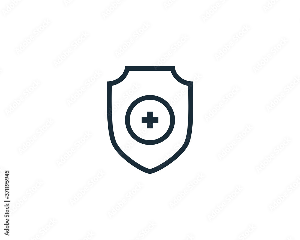 Shield and Cross Medical, Healthcare Icon Vector Logo Template Illustration Design Shield and Cross Medical, Healthcare Icon Vector Logo Template Illustration Design