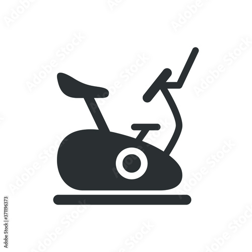 Spin bike icon