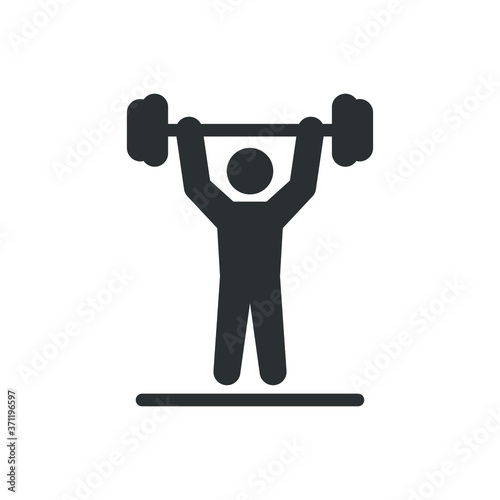 Weightlifting icon