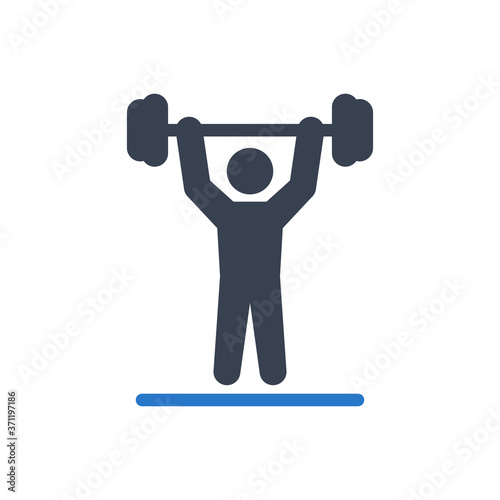 Weightlifting icon
