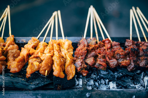 Satay, the ultimate Malaysian barbeque.