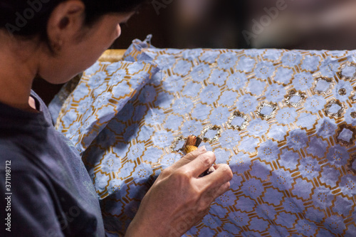 3 June 2010, Yogyakarta, Indonesia: Batik Making Process At Workshop.