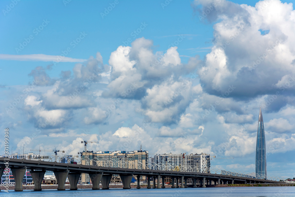 Saint Petersburg, modern development of the southern shore of the Gulf of Finland