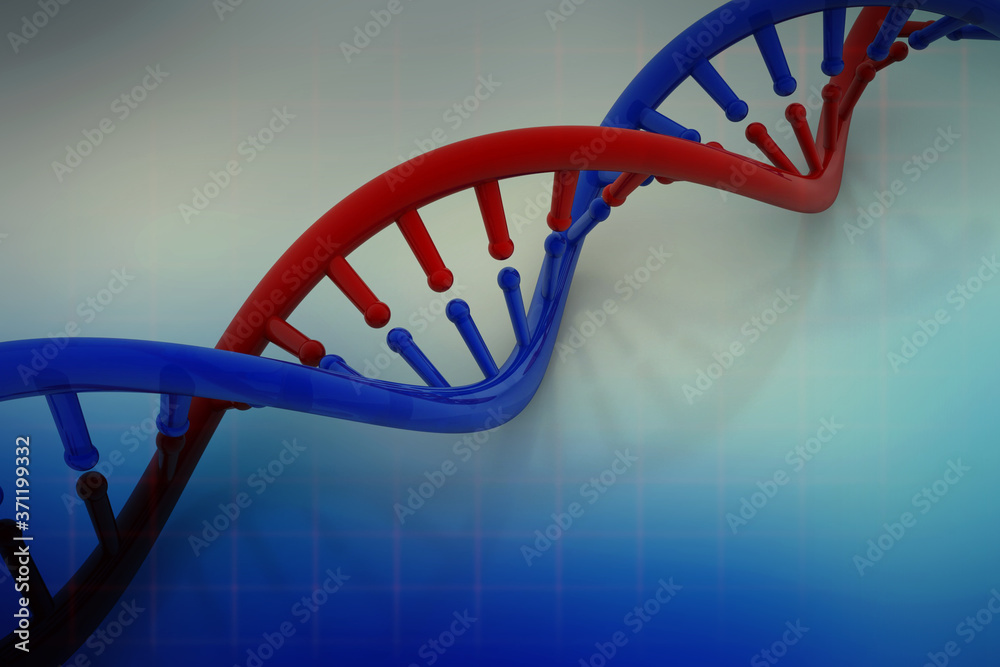 3d render of dna structure, abstract background 3d render of dna structure, abstract background