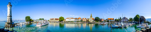 famous harbor of Lindau am Bodensee