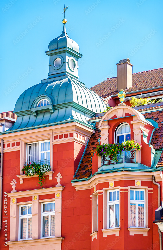 Obraz premium historic old town of Wangen in Germany