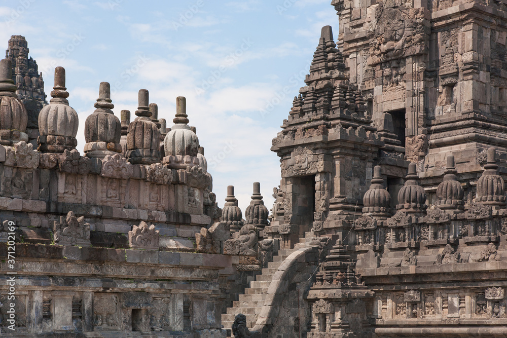 19 May 2008, Yogyakarta, Indonesia: Temple of Prambanan Near The City of Yogyakarta, Indonesia.