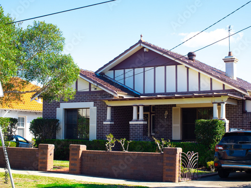 Photography Suburban federation house in Sydney NSW Australia