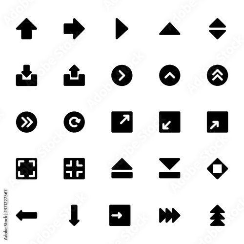 In this icon set I made more arrow icons suitable for any media such as the web, applications, promotional media, etc. I deliberately made it simpler and cleaner for this section but still retained it